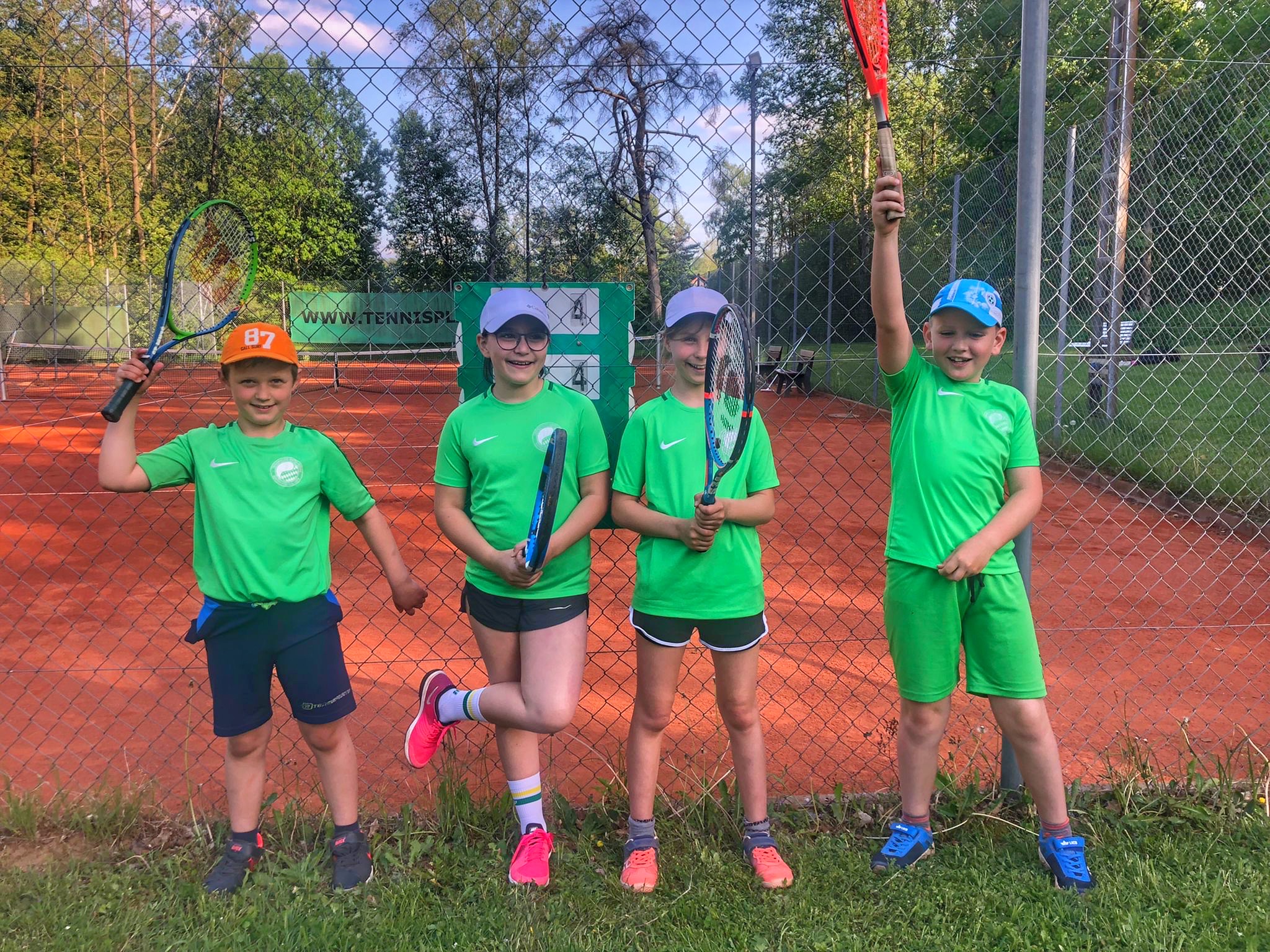 Tennis Jugend U10 Teamfoto