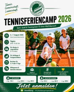TCGW Tennisferiencamp 2026