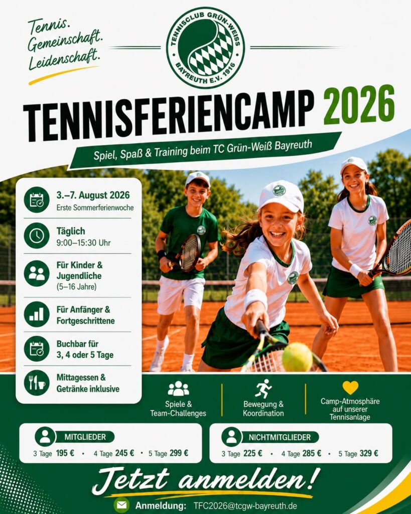 TCGW Tennisferiencamp 2026